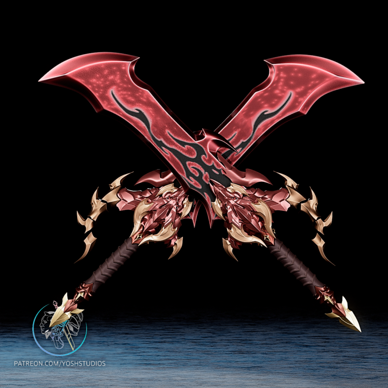 Solo Leveling Demon Daggers (Video Game Version)