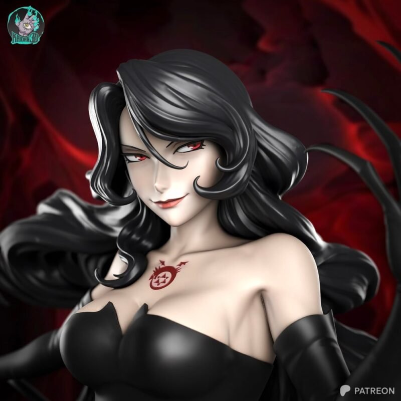Lust FULL METAL ALCHEMIST - Resin Print Ready for 3D Printing