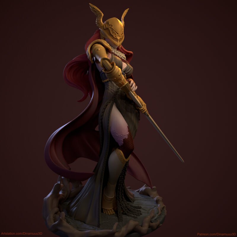 Malenia figure by DiNamuuu3D