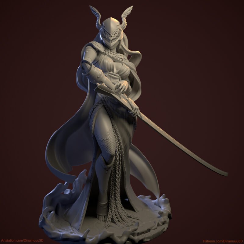 Malenia figure by DiNamuuu3D