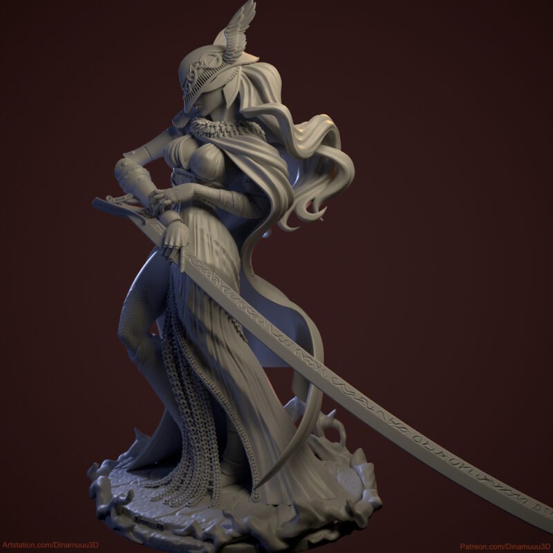 Malenia figure by DiNamuuu3D