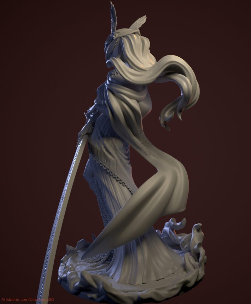 Malenia figure by DiNamuuu3D