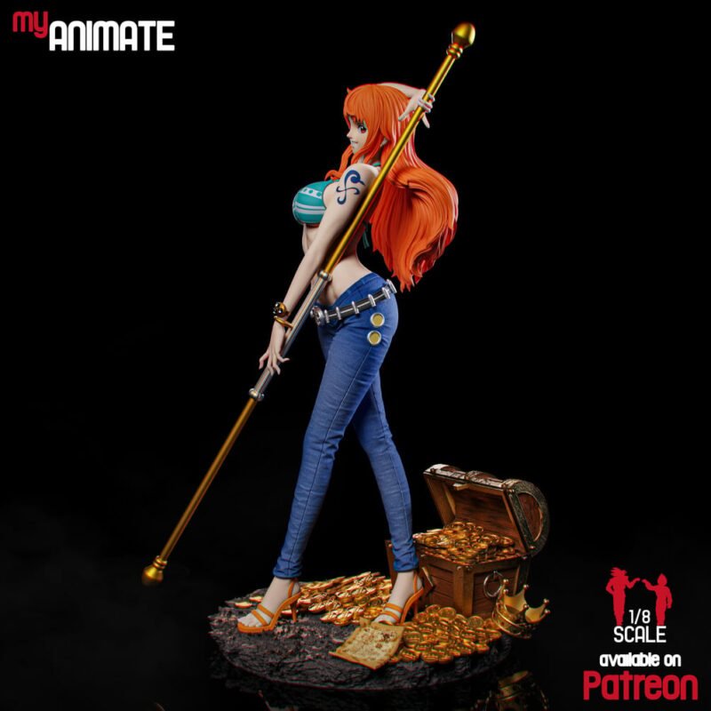 Nami (OnePiece) Resin Print - myAnimate - Exclusive Hybris & myAnimate Collab 🤝 - NonSupported