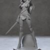 Wonder Woman Resin Print Ready for 3D Printing