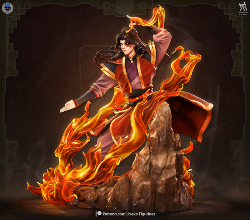 Zuko - Avatar The Last Airbender Show Figure For 3D Printing